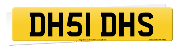 Registration number DH51 DHS